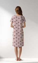 Woman Supreme BigHeart Pregnant Tunic - ROTASYON (ACIK ZEMIN) - Image 3