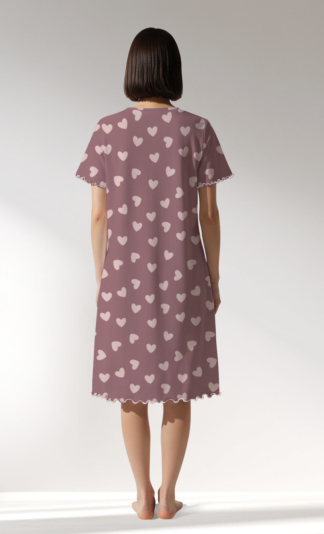 Woman Supreme BigHeart V Neck Tunic - ROTASYON (KOYUZ ZEMIN) - Image 3