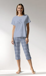 Woman Supreme SleepFirst Capri Set - B-14-4110 - Image 1