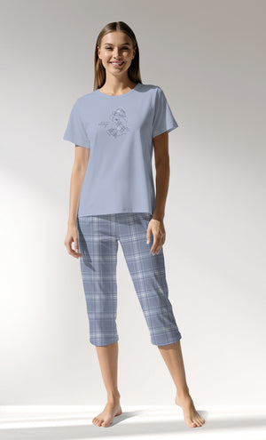Woman Supreme SleepFirst Capri Set - B-14-4110 - Image 1