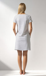 Woman Supreme SleepFirst Pocket Detail O Neck Tunic - A-KAR MELANJ - Image 3