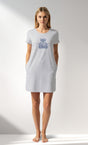 Woman Supreme SleepFirst Pocket Detail O Neck Tunic - A-KAR MELANJ - Image 1