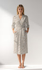 Woman Supreme SoftGleam Dressing Gown - ROTASYON - Image 1