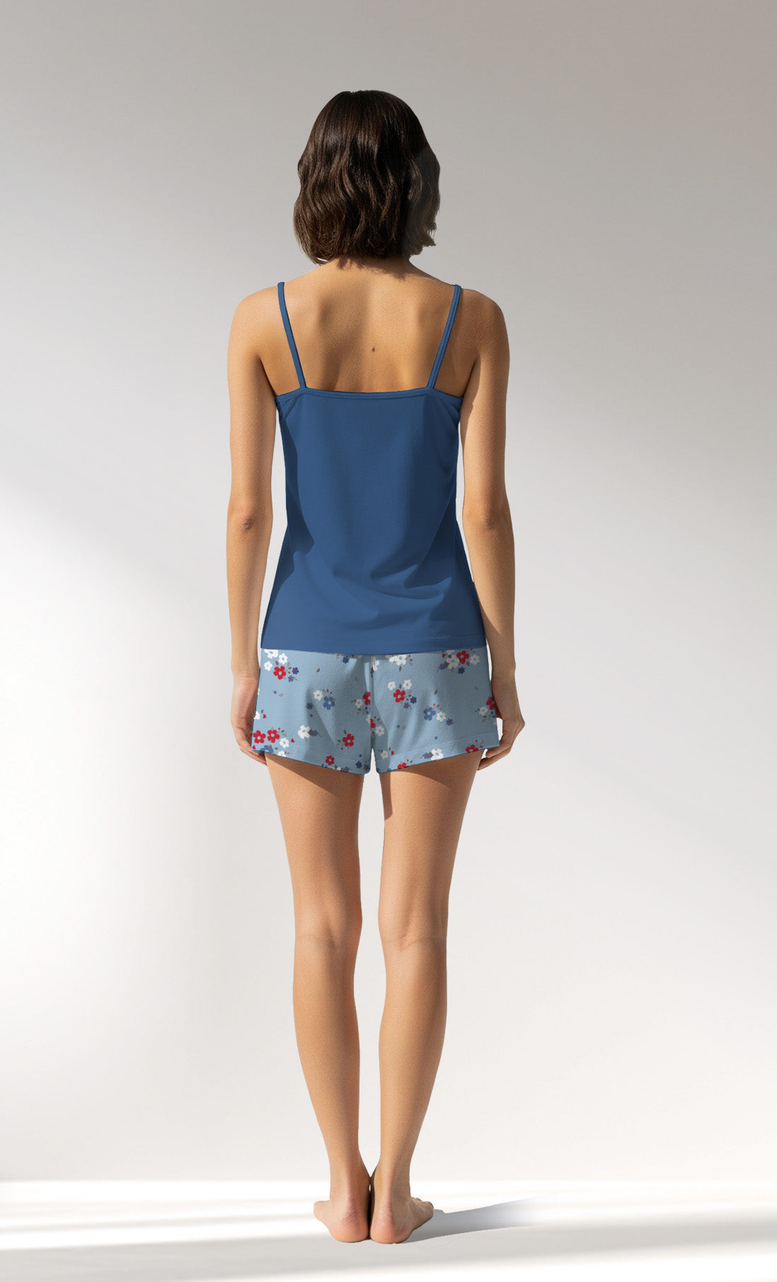 Woman Supreme Cherish Thin Strap Short Set - A-14-4317 - Image 3