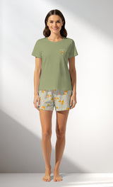 Woman Supreme GreenGarden Short Set - B-15-0523 - Image 1
