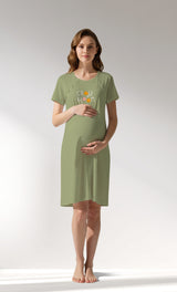 Woman Supreme GreenGarden Pregnant Tunic - B-15-0523 - Image 1