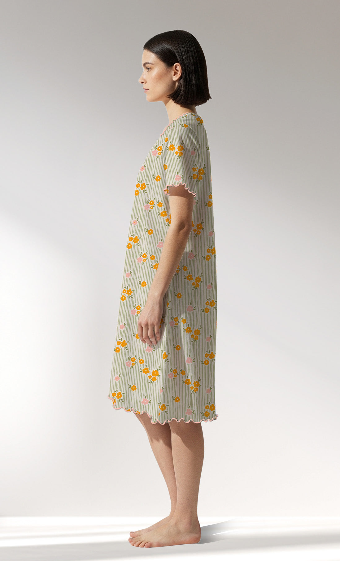 Woman Supreme GreenGarden V Neck Tunic - ROTASYON - Image 2