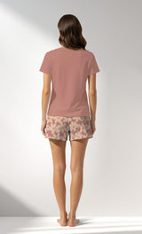 Woman Supreme RoseDown Short Set - 16-1522 - Image 3