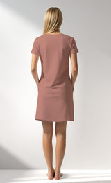 Woman Supreme RoseDown Pocket Detail Tunic - 16-1522 - Image 3
