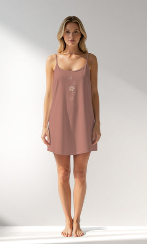 Woman Supreme RoseDown Thin Strap Tunic - 16-1522 - Image 1