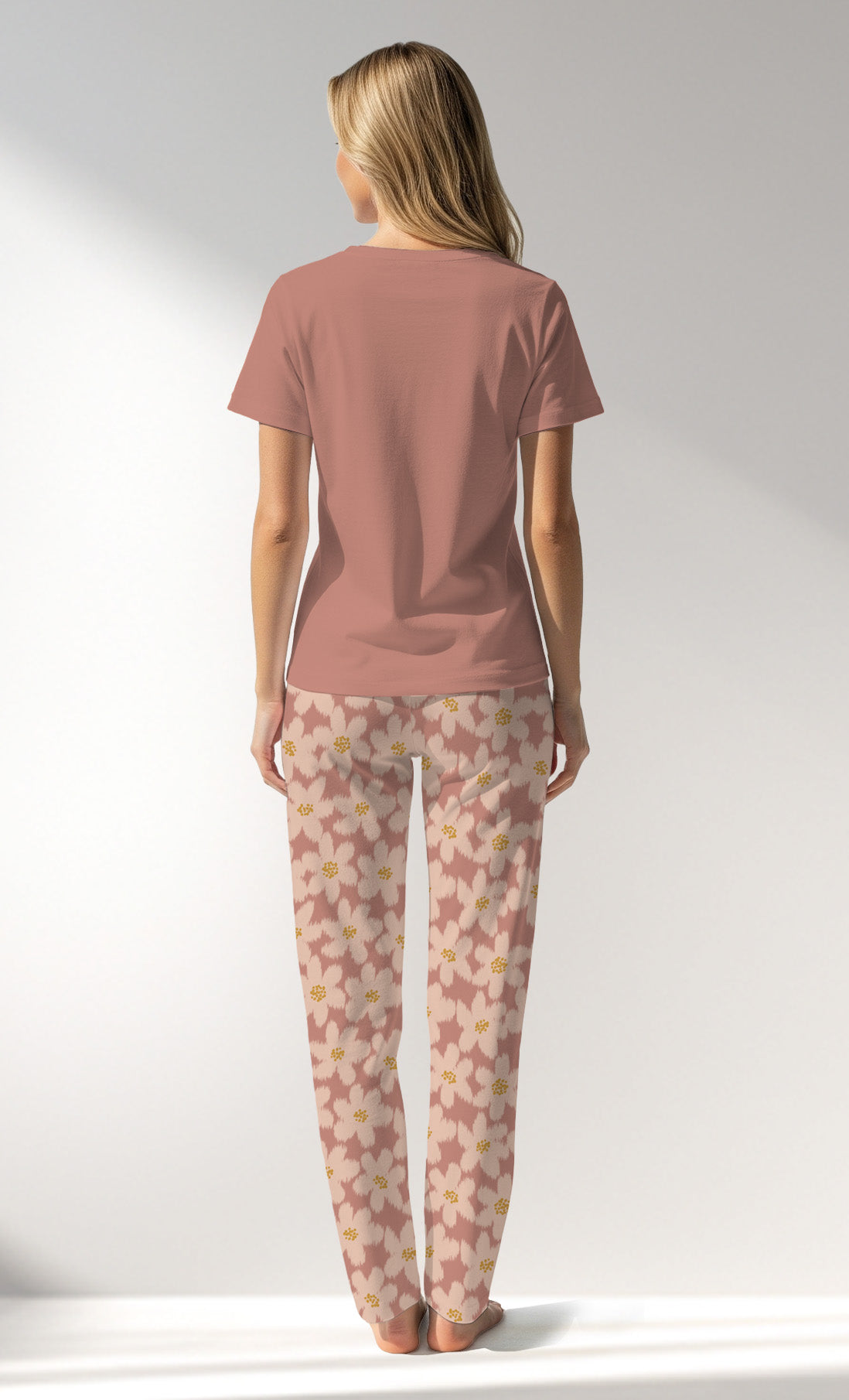 Woman Supreme RoseDown Pyjama Set - 16-1522 - Image 3