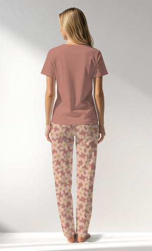 Woman Supreme RoseDown Pyjama Set - 16-1522 - Image 3