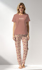 Woman Supreme RoseDown Pyjama Set - 16-1522 - Image 1