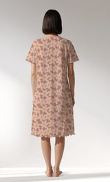 Woman Supreme RoseDown V Neck Tunic - ROTASYON - Image 3