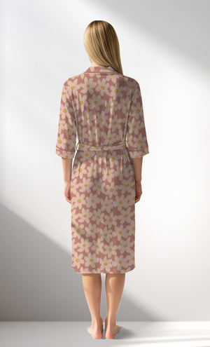 Woman Supreme RoseDown Dressing Gown - ROTASYON - Image 3