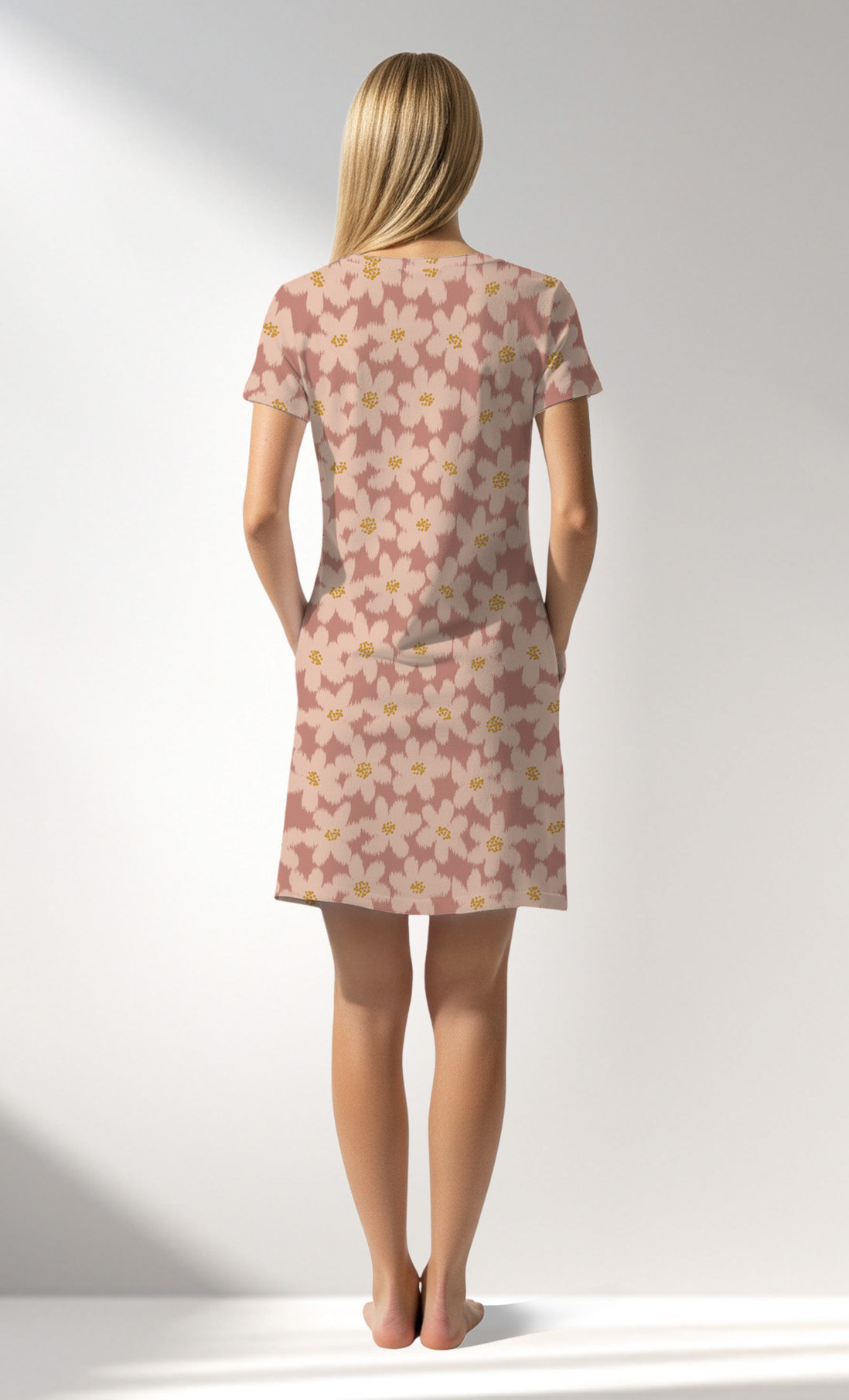 Woman Supreme RoseDown Rotation Pocket Detail Tunic - ROTASYON - Image 3