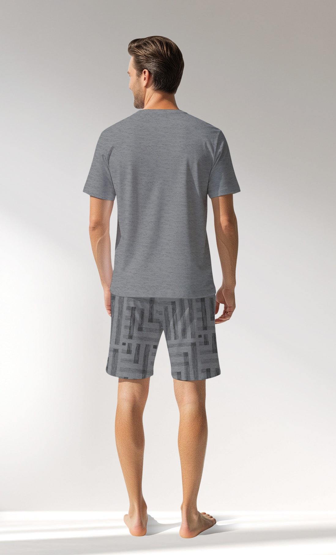 Man Supreme Strong Short Sleeve Short Set - G2 MELANJ - Image 3