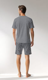 Man Supreme Strong Short Sleeve Short Set - G2 MELANJ - Image 3