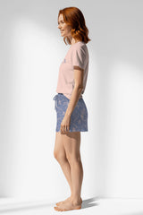 Woman Polyviscon Aurella Short Set - A-PEMBE - Image 2