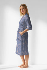 Woman Polyviscon Aurella Dressing Gown - ROTASYON - Image 2