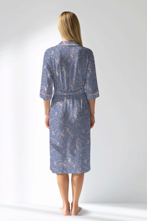 Woman Polyviscon Aurella Dressing Gown - ROTASYON - Image 3