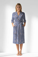 Woman Polyviscon Aurella Dressing Gown - ROTASYON - Image 1