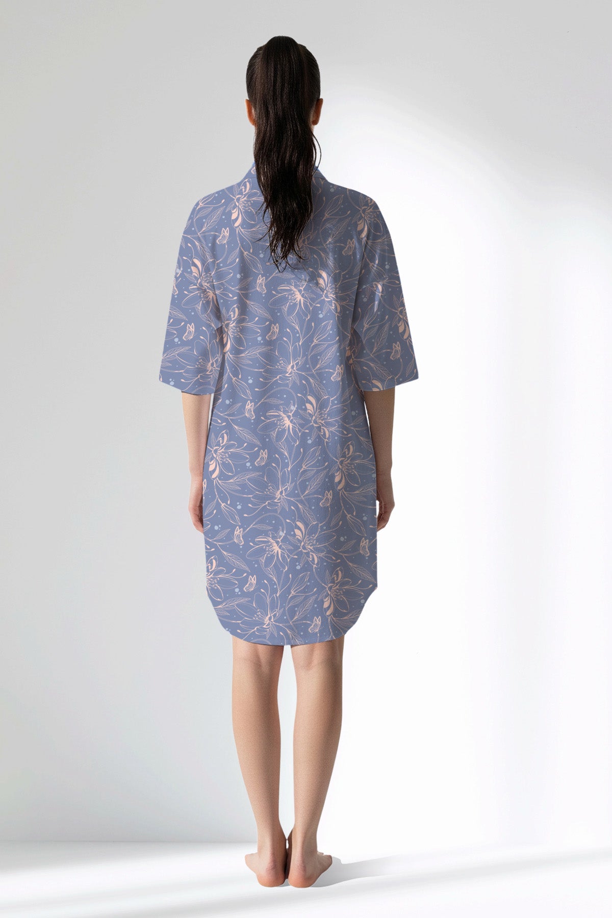 Woman Polyviscon Aurella Shirt Tunic - ROTASYON - Image 3