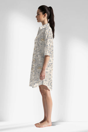 Woman Polyviscon Fresco Shirt Tunic - ROTASYON - Image 2