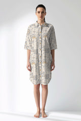 Woman Polyviscon Fresco Shirt Tunic - ROTASYON - Image 1