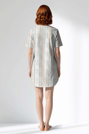 Woman Polyviscon Liner Pocket Detail Tunic - ROTASYON - Image 3