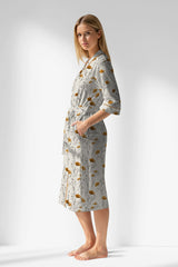 Woman Polyviscon Linora Dressing Gown - ROTASYON - Image 2