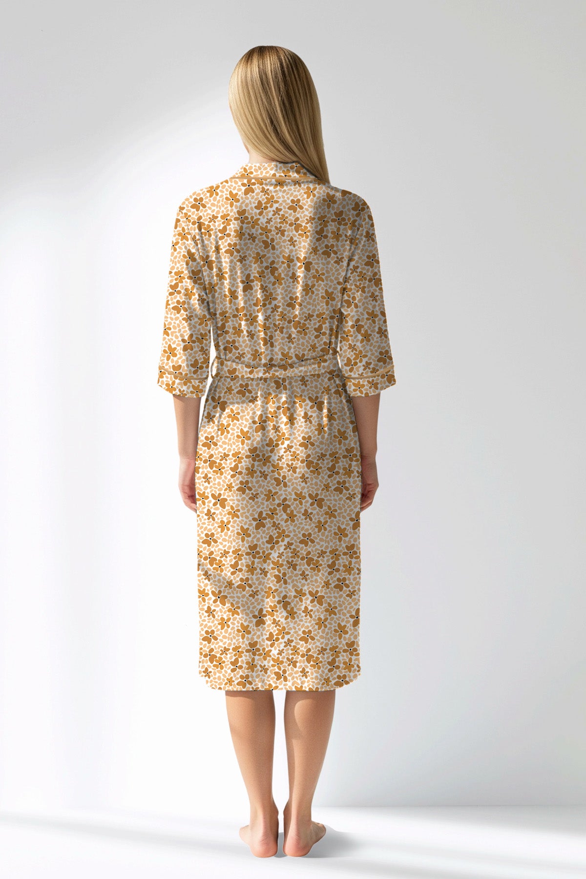Woman Polyviscon Mellow Dressing Gown - ROTASYON - Image 3