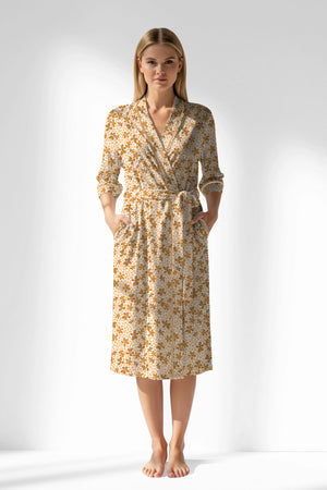 Woman Polyviscon Mellow Dressing Gown - ROTASYON - Image 1