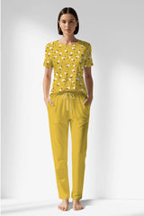Woman Polyviscon Solaria Pocket Detail Pyjama Set - ROTASYON - Image 1
