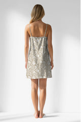 Woman Polyviscon Sprig Thin Strap Tunic - ROTASYON - Image 3
