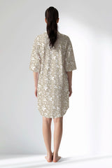 Woman Polyviscon Sprig Shirt Tunic - ROTASYON - Image 3