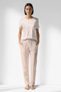 Woman Polyviscon Vanilla Pocket Detail Pyjama Set - ROTASYON - Image 1