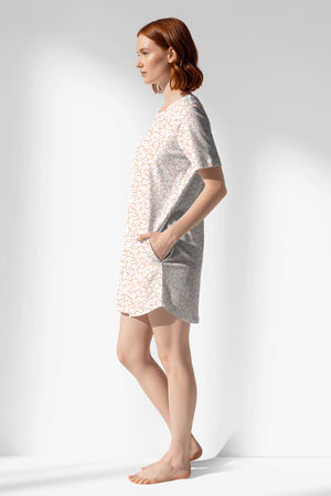 Woman Polyviscon Vanilla Pocket Detail Tunic - ROTASYON - Image 2