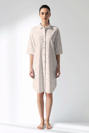 Woman Polyviscon Vanilla Shirt Tunic - ROTASYON - Image 1