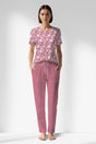 Woman Polyviscon Affection Pocket Detail Pyjama Set - ROTASYON - Image 1