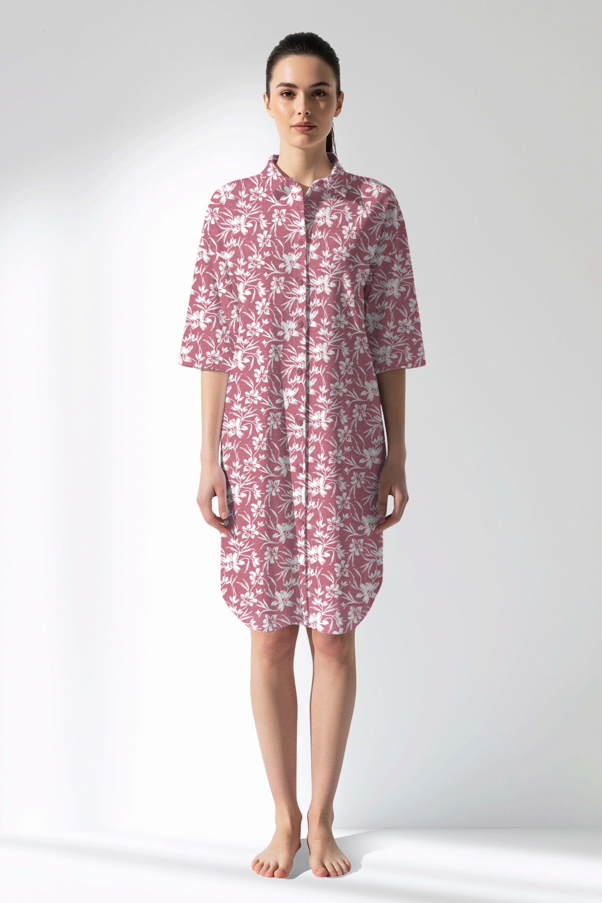 Woman Polyviscon Affection Shirt Tunic - ROTASYON - Image 1