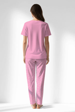 Woman Polyviscon TrueBliss Pyjama Set - PINK - Image 3