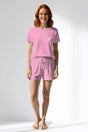 Woman Polyviscon TrueBliss Short Set - PINK - Image 1
