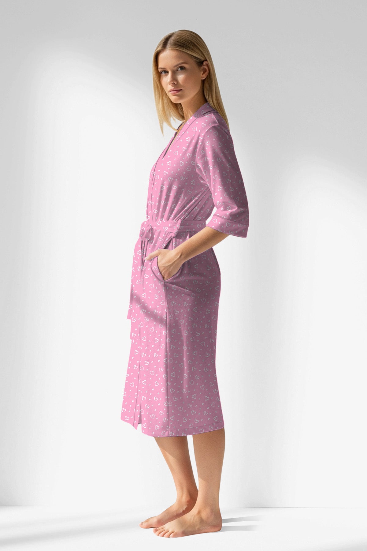 Woman Polyviscon TrueBliss Dressing Gown - ROTASYON - Image 2