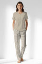 Woman Polyviscon Lunafleur Drop Collar Pyjama Set - 14-1107 - Image 1