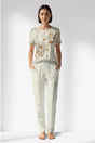 Woman Polyviscon Magnolia Pocket Detail Pyjama Set - ROTASYON - Image 1
