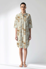 Woman Polyviscon Magnolia Shirt Tunic - ROTASYON - Image 1