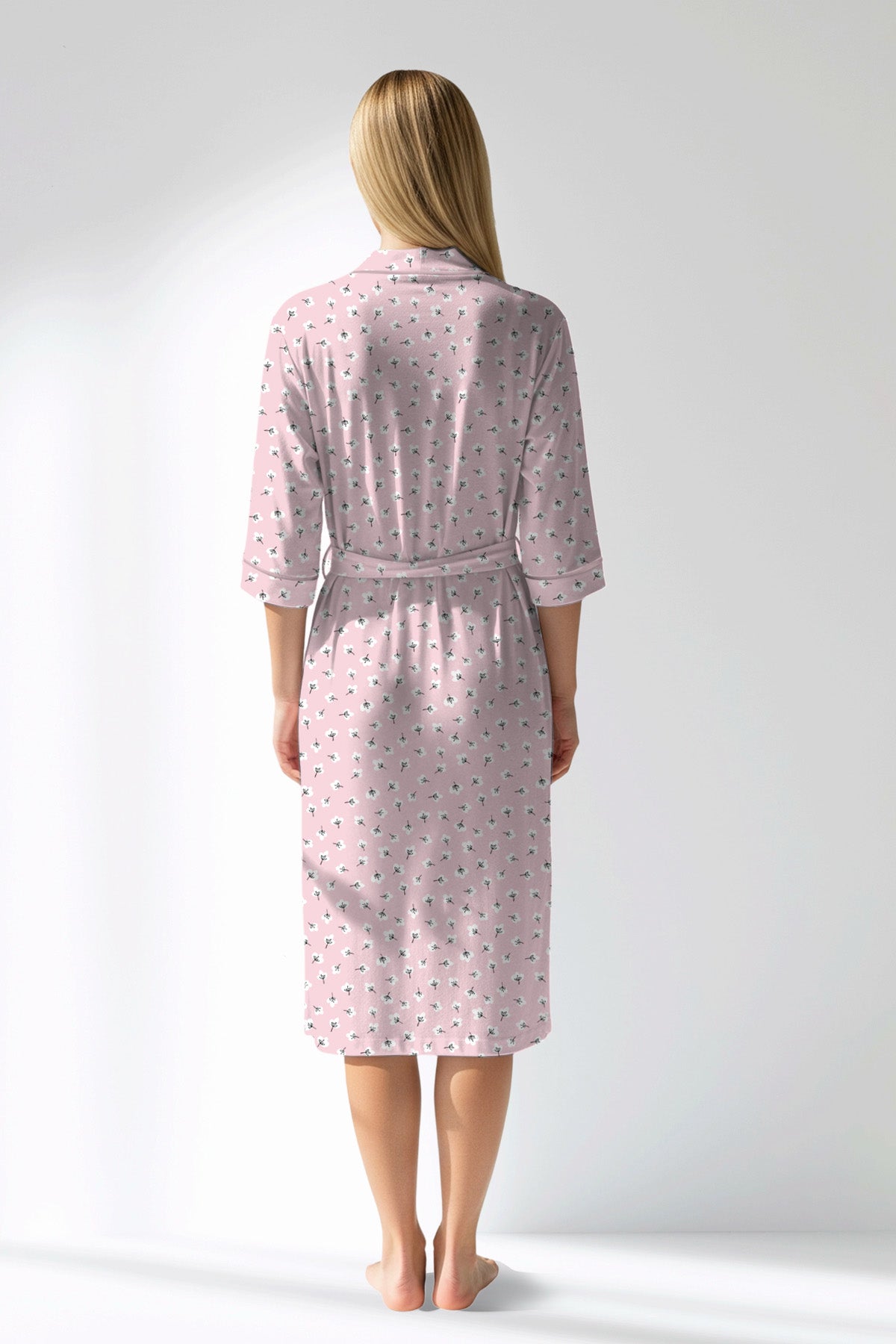 Woman Polyviscon Cloud Dressing Gown - ROTASYON - Image 3