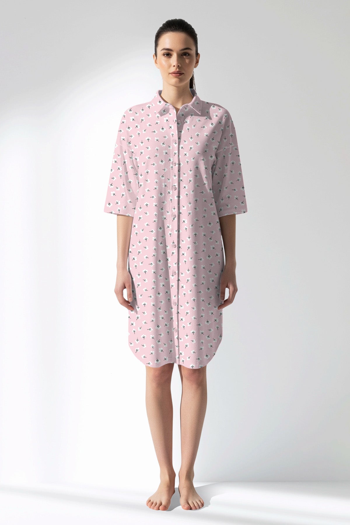 Woman Polyviscon Cloud Shirt Tunic - ROTASYON - Image 1