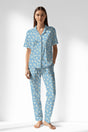 Woman Polyviscon SoftAura Buttoned Pyjama Set - ROTASYON - Image 1
